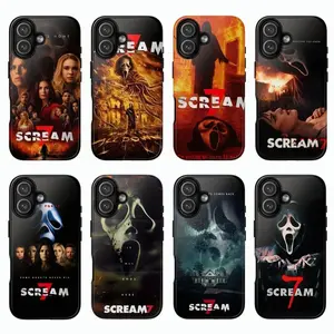 Scream 7 30th Anniversary of Scream Tour 2026 Movie Double-layer durable phone Cases For iPhone 17 16 15 14 13 12 Promax Pro Plus, hard shell protection ,Unique design,best Gift