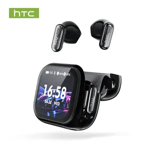 HTC NE68 TWS Earbuds with LCD Screen, Bluetooth 6.0 True Wireless In-Ear Earphones Sport Audio Earbud Audifonos Bluetooth Wireless Headphones Noise Cancelling Headphones Gamingheadset