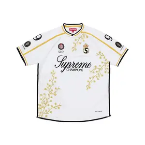 Supreme Men's Floral Soccer Jersey White, from StockX