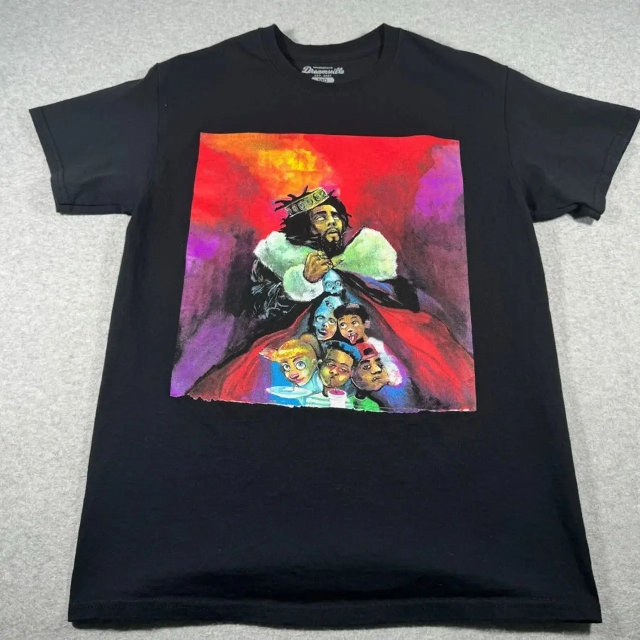 Dreamville Records Shirt Adult Medium Black Record Label J Cole Music Tour Mens Q