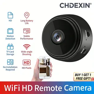 Mini WiFi Camera – 1080P HD Wireless Indoor Camera, Remote Viewing via App, Compact Home Security Camera