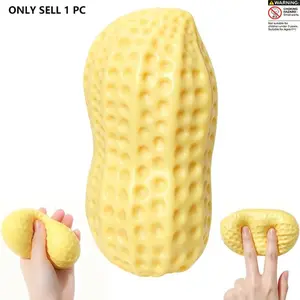 Peanut Kneading Stress Relief Toy, Slow Rebound Mud Release Toy, Sensory Release Toy, Squishy Sensory Play, Ideal for Relaxation and Fun