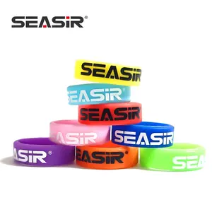 SEASIR Fishing Rod Ring Silicone Anti-Skid Ring Colorful Handle Sleeve Fishing Gear Small Accessories (10 Pcs)