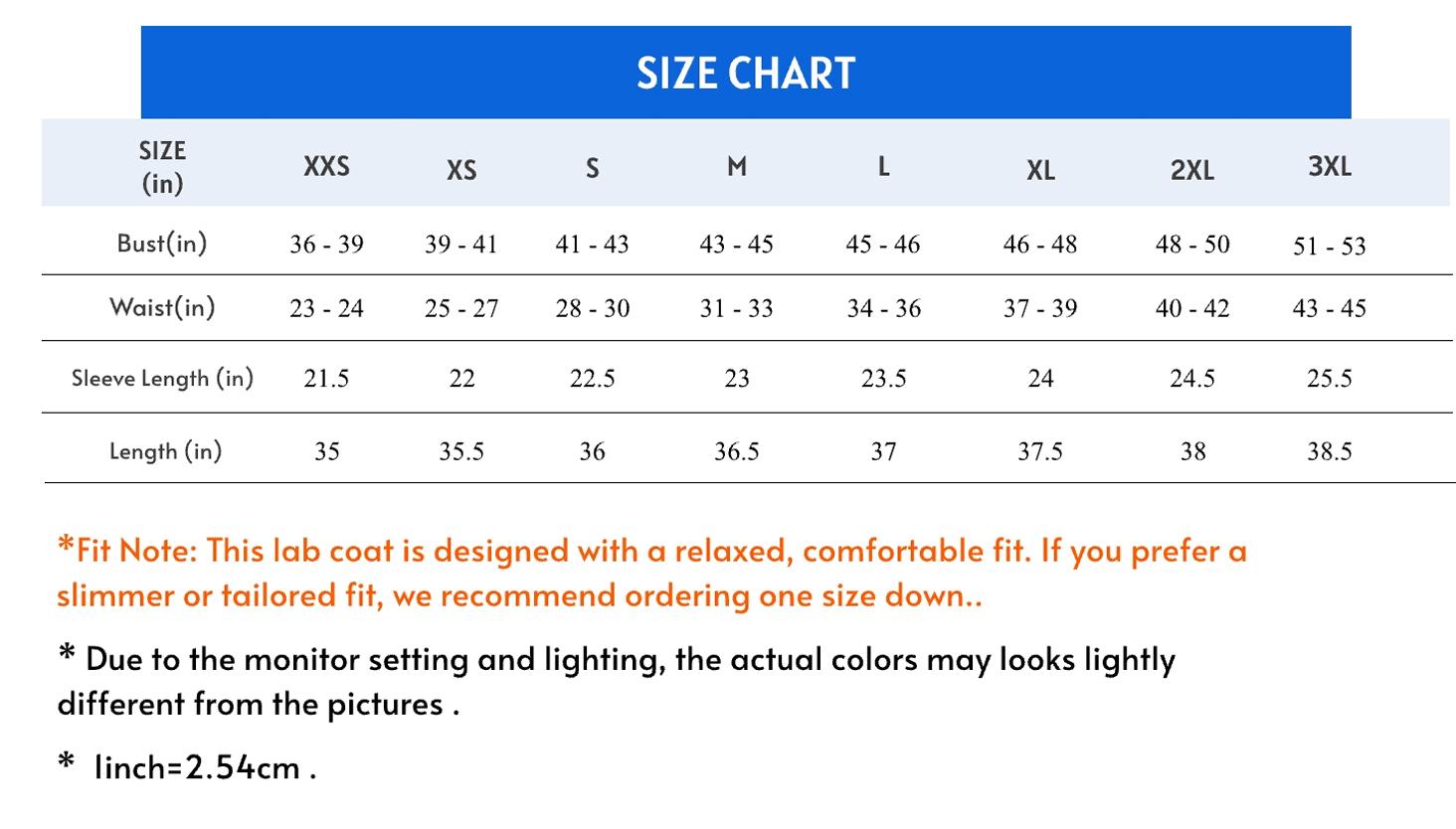 COZYFIT Lab Coat for Women 3 Pocket Long Sleeve Medical Coat Relaxed Fit White Color #BlackFriday #Cyber Monday SpringStatements