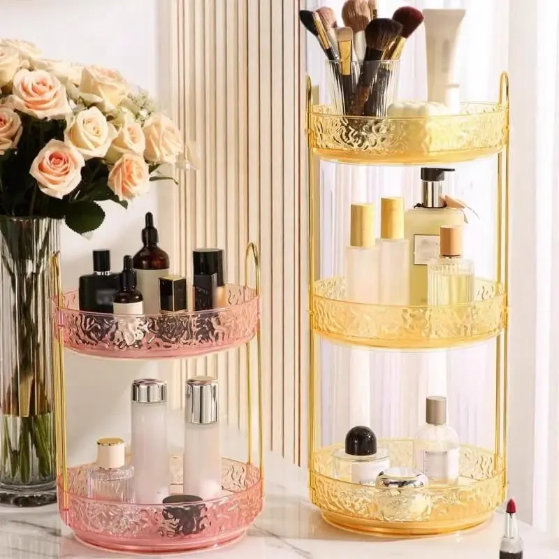 Multi-layer Cosmetic Storage Box, 1 Count Multi-functional Makeup Organizer, Desktop Makeup Organizer, Home Organizer for Bedroom Bathroom, Cosmetics Organizer Storage, Cosmetic Organizers