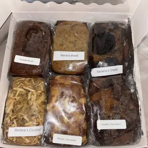 Adventure Box – 6 Mini Loaves, Soft, Moist & Flavor-Packed – Fresh-Baked, Real Ingredients, No Preservatives