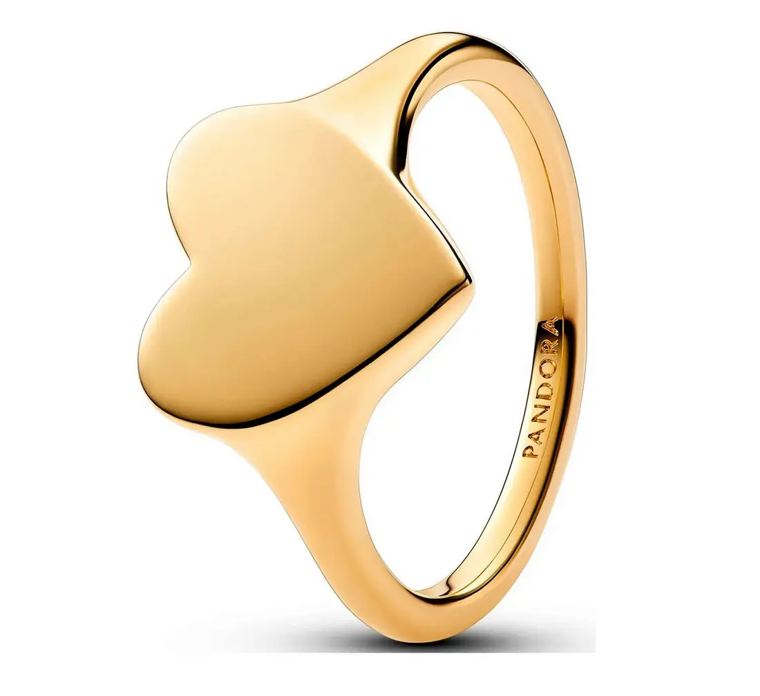Pandora Engravable Heart Ring 163988C00-58