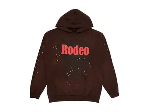Travis Scott Men's Cactus Jack x Sp5der Days Before Rodeo Hoodie Black, from StockX