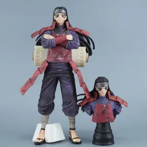 Anime Figure Wholesale Naruto Jiraiya Senju Kakashi Uchiha Madara Dual-Headed Sculpture Standing Display Model