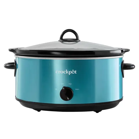 Crock-Pot Manual 7-Quart Slow Cooker - 1 ct Home Cooks Kitchen Appliance with Durable Stoneware, Adjustable Cooking Time, Warm Setting, Dishwasher Safe, 1-Pot Cooking, Easy Clean Design, Household Rice & Pressure Cooker Alternative