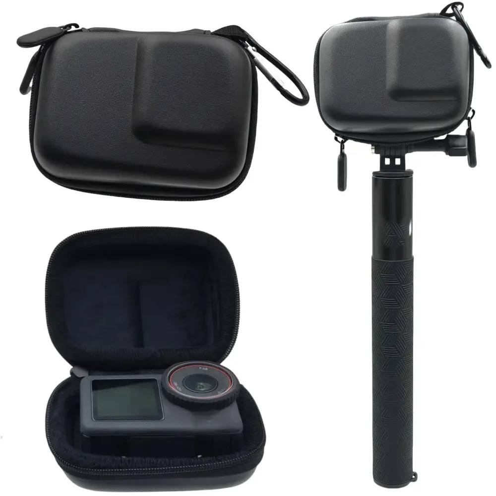 Rammind Storage Protective Case, Carrying Portable for Dji Action 5 Pro 4 3 Gopro Hero 13/12/11/10/9 Eva Mini, Durable & Lightweight Design, Photography Camera Accessories