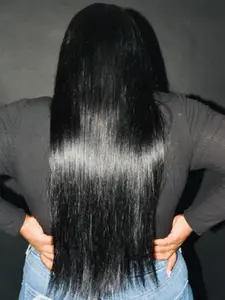 Human hair wig 13 x 6 straight
