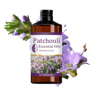 100ML Patchouli Essential Aromatherapy Oil, Therapeutic, Long-Lasting Scent, Home Use, Nail Hair Skin Care, Massage Diffuser Humidifier, Unisex, Meditation Gift