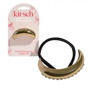 White Rhinestone Cloud Cuff - Medium