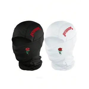 1pc/2pcs Unisex Printed Balaclava Face Mask Neck Warmer, Breathable Outdoor Sports Headwear Suitable For Daily Outing, Hiking, Fishing, Commuting prime ski mask