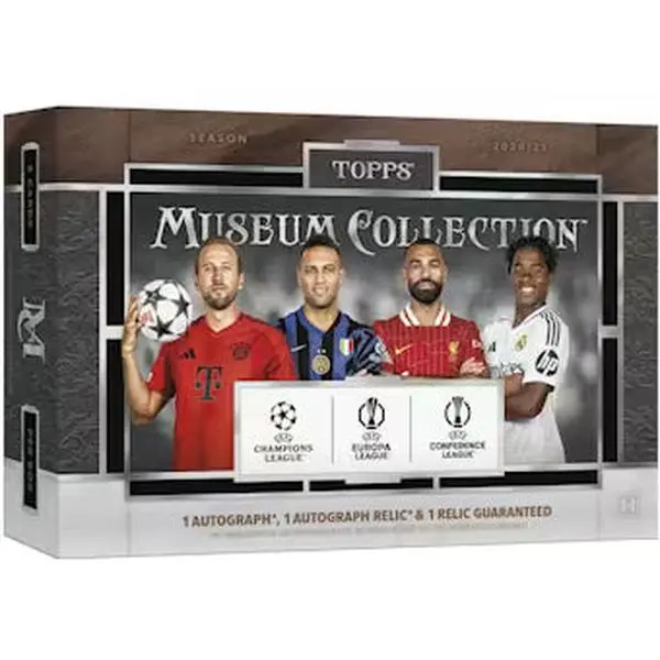 2024/25 Topps UEFA Club Competitions Museum Collection Soccer Hobby Box