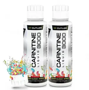 Cutler Nutrition 2 Pack Carnitine 3000 Liquid Supplement for Energy Sugar Support and Recovery health and fitness liquid Edible
