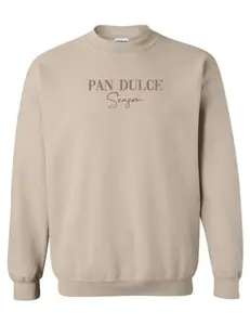 Pan Dulce Season Crewneck Stylish Loose-Fitting Sweater Unisex - Versatile Top for Men and Women - Pullover, Tops