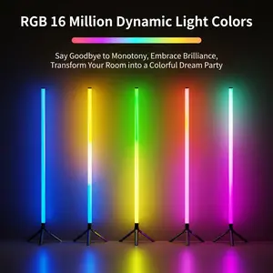 360° RGB Floor Lamp, Color Changing LED Corner Light with Music Sync, App & Remote Control, Smart Ambient Lighting for Bedroom, Living Room, Gaming Setup,LED Floor Lamp,Bedroom,Living Room,Gaming Room