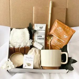 Cozy Gift Box for Her, Gift Box for Women, Socks, Candle, Self Care Gift Box, Gift for Friend, Comfort Hygge Box, Thoughtful Care Package | Trendy Gift Box, Christmas Gift Box