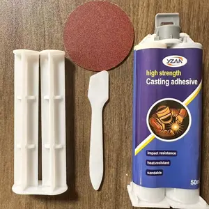 Heavy Duty Weld Waterproof Epoxy Resin Casting Adhesive - Fast Repair Multi-Purpose Glue for Repairing Tile, Metal, Plastic, Ceramics, Wood - AB Epoxy Adhesive Super Glue with Accessories, Wear-Resistant, Waterproof, Oil-Resistant