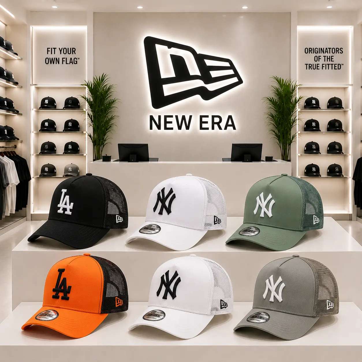 NEW ERA MLB Mesh Trucker Adjustable Snapback Baseball Hat