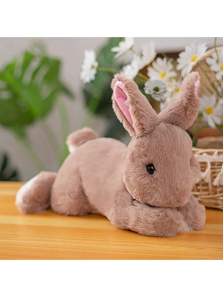 Easter Bunny Soft Plush Rabbit Doll - Stuffed Animals, Fluffy Fabric Stuffed Toys, Sleeping Pillow, Holiday Gift for Kids, Versatile Use