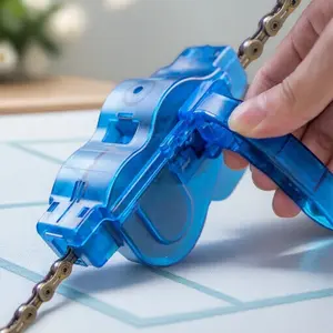 Efficient Bike Chain Cleaner Tool, Anti-Rust & Lubrication, Eco-Friendly Degreaser, Portable Design with Multi-Head Brush, Fits Chain Cleaning Machines, Professional Maintenance Equipment.