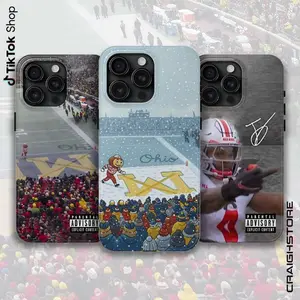 Ohio vs Michigan Rivalry Phone Case, Script Ohio on Big M Phone Cover, Buckeye Fan Erase The M 7 Air Pro Max, 0SU Fan Gift