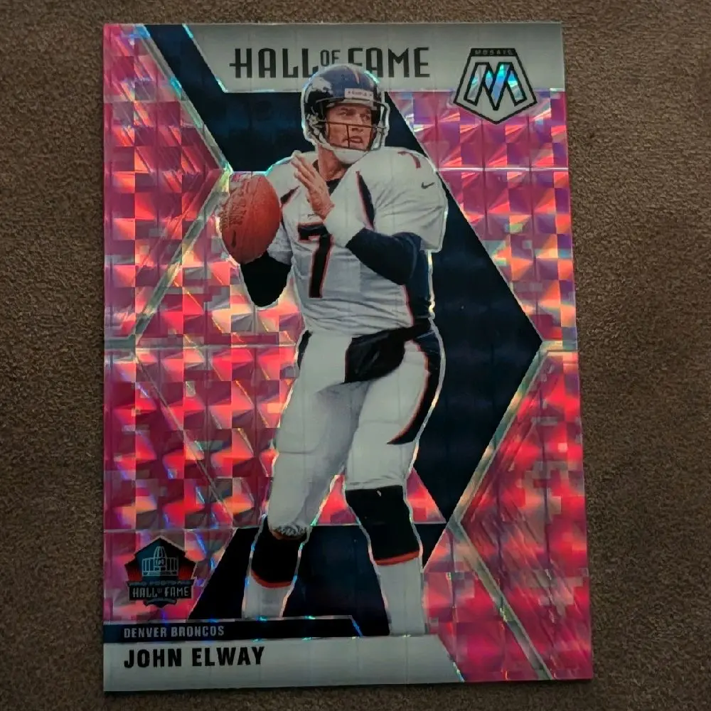 2020 Panini Mosaic John Elway Hall of Fame Prizm – Denver Broncos