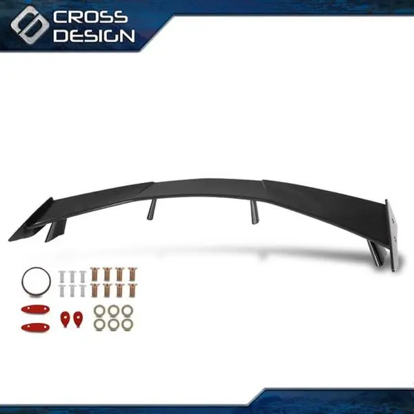 CROSSDESIGN 1-Piece Vehicle-Specific Rear Trunk High Wing Spoiler Kit for 2020-2024 Chevy Corvette C8, Direct Trunk Lid Fit, Easy Installation, Factory Price, Limited Life Guarantee