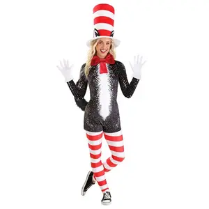 Women's Sassy Cat in the Hat Costume