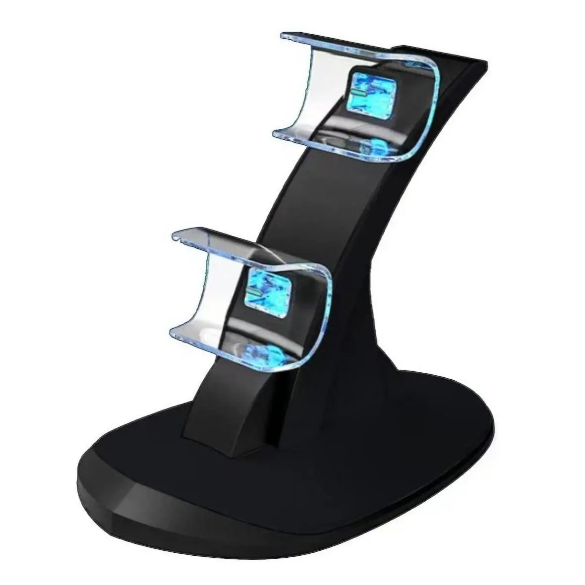 Dual USB Charging Stand with Protective Chip LED Indicator Light, Controller Charger for PS5 Pro/PS5 Slim, Console Accessories, Electronic Gadgets