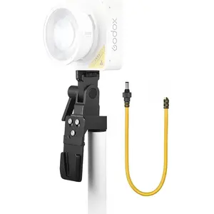 Godox AK-B02 V-Mount Battery Handgrip with D-Tap to 2.5mm DC Cable, Compatible with ML100R ML100BI ML60IIBi LED Video Light