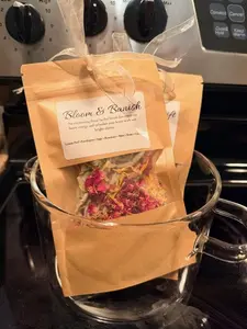 Bloom & Banish | Energy Cleansing Simmer Pot | Lemon Sage Rosemary Simmer | Stovetop Home Fragrance