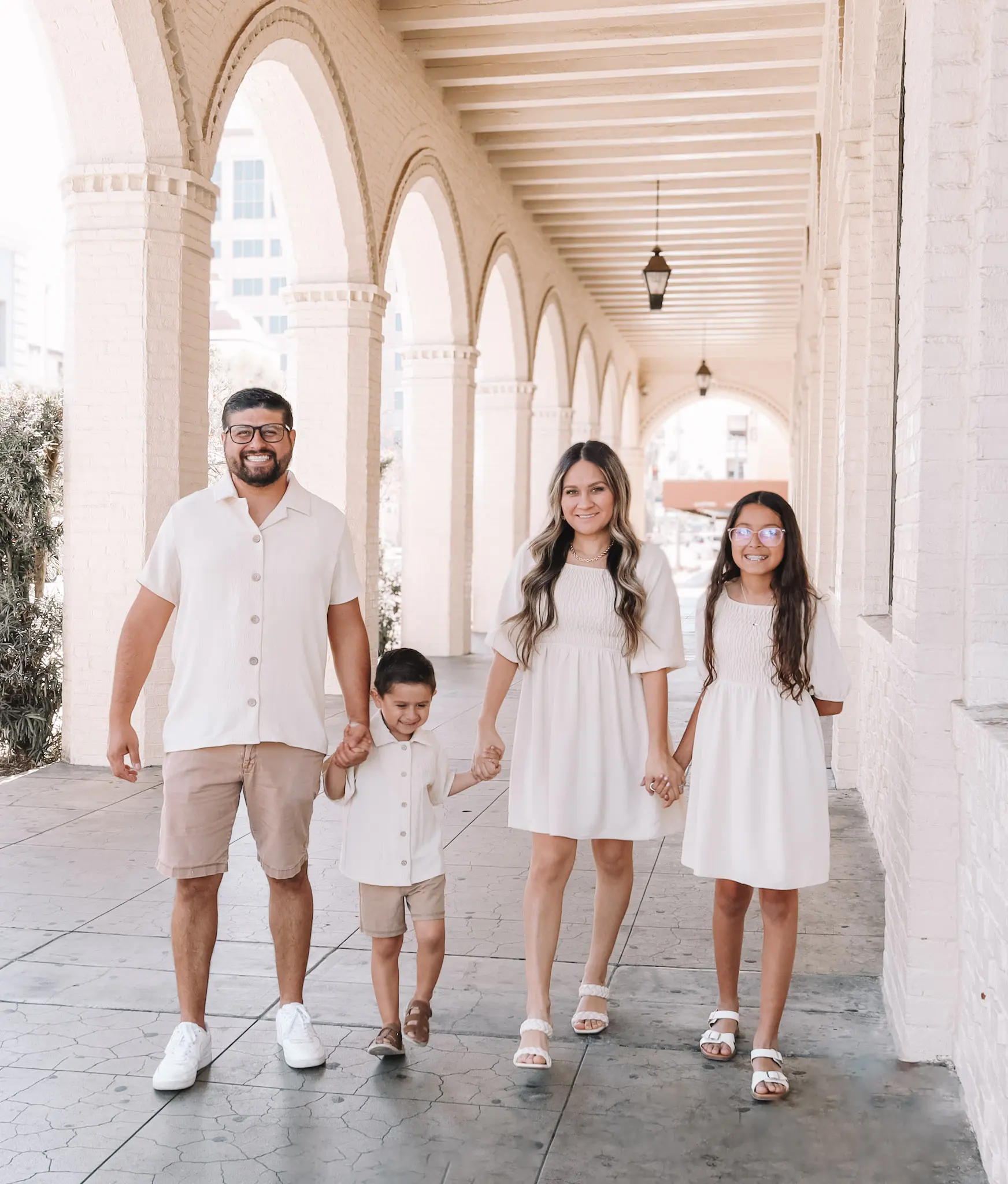 Family Matching Outfits for Special Occasions - Machine Washable Fitted Button Pink Suits for Mothers Day Fathers Day & Easter
