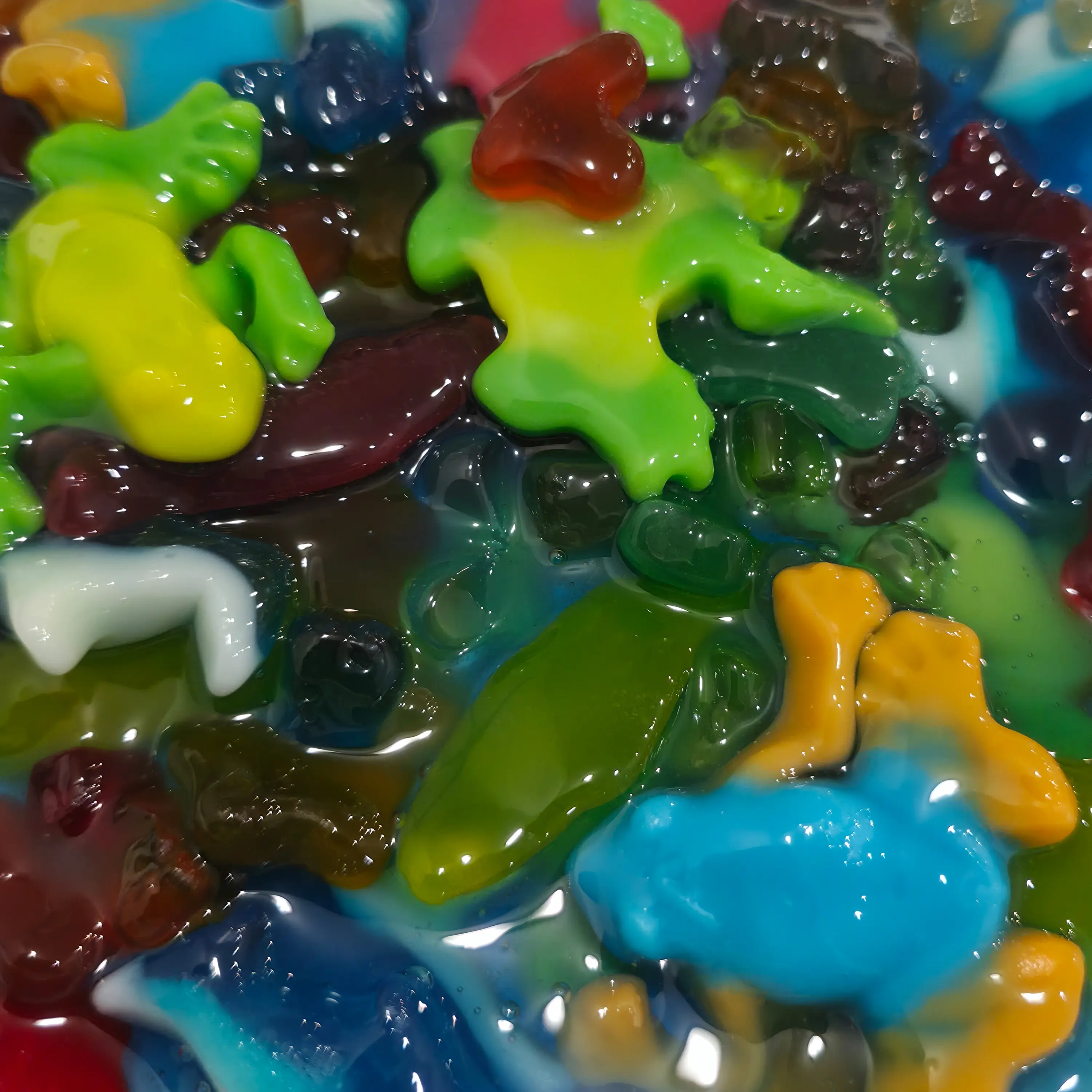 Poppin Crunch Gooey Mixed Gummy Madness & Sour Blue Raspberry Powder Bundle