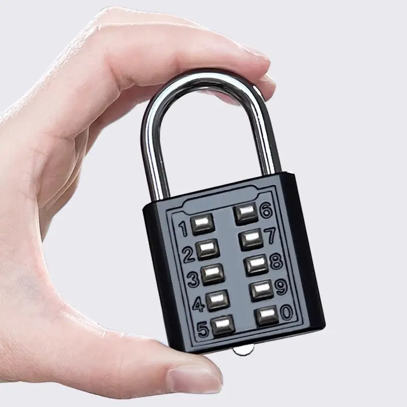 10-digit key password lock, color luggage storage cabinet, anti-theft mechanical digital password padlock, multi specification password lock, Combination Lock, Security Lock, Zinc Alloy Lock, Anti Theft Locks