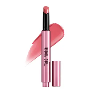 [TIMEPHORIA New Launch] Milkyway Melting Lipstick Balm | Warm Pinkish Coral, 5D Mirror Shine Glossy Finish, Lightweight Non-Greasy Texture, Nourish & Plump Lip, Hydration with Shea Butter &Hyaluronic Acid