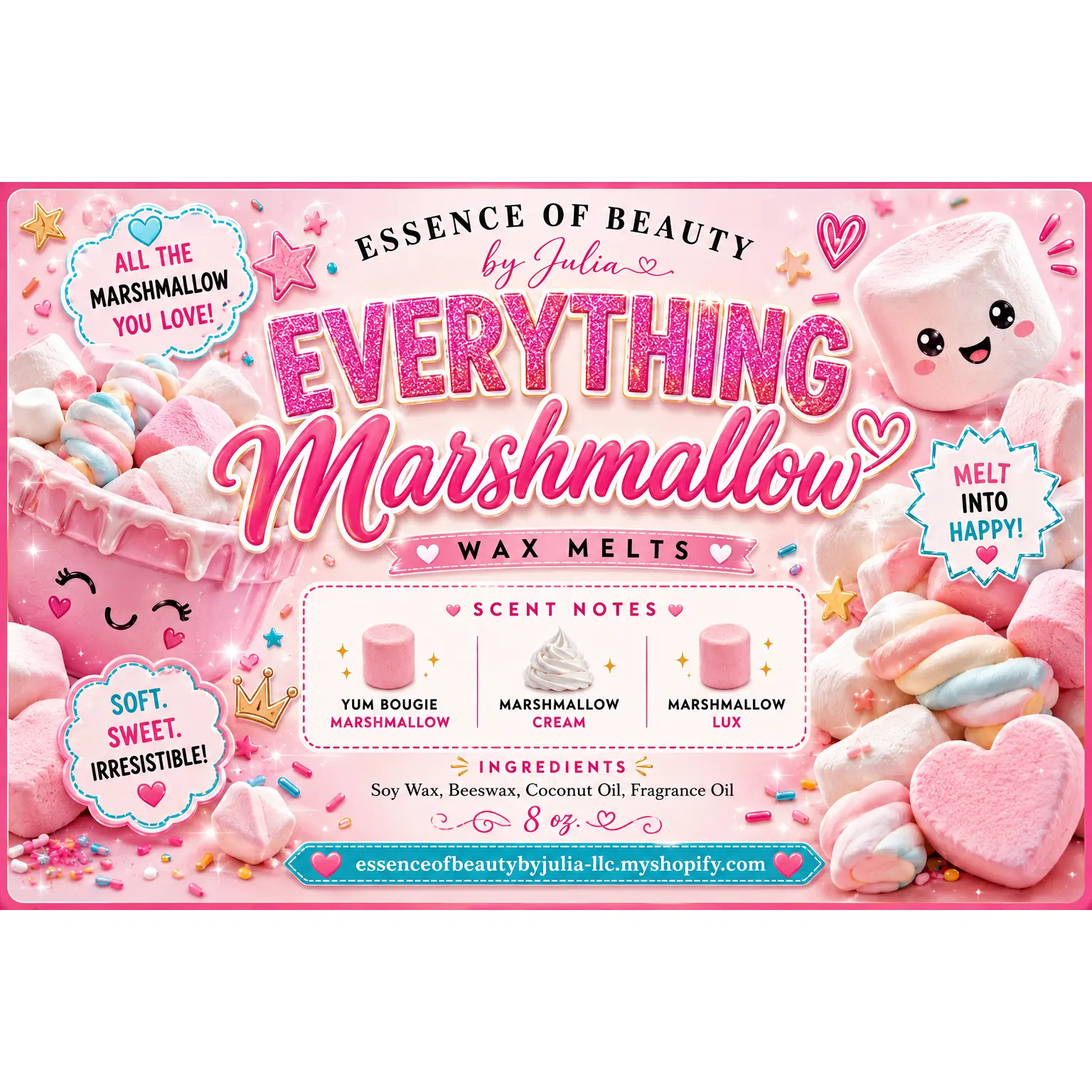 Everything Marshmallow Wax Melt
