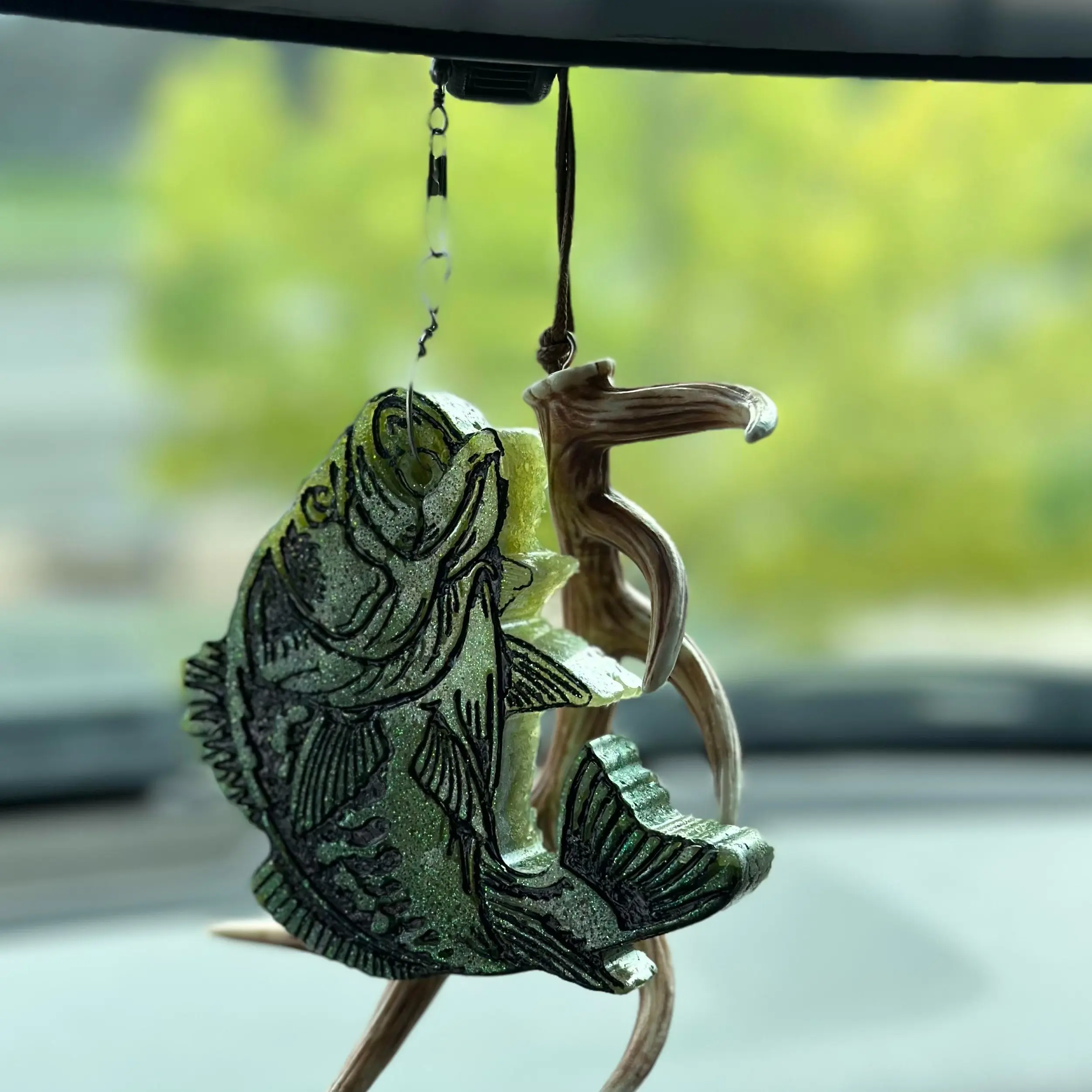 Bass Fish Car Freshie - Perfect Accessory for Fishing Enthusiasts
