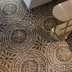 ARES- Large Reusable Floor Painting Stencil- Large Concrete Paint Stencil
