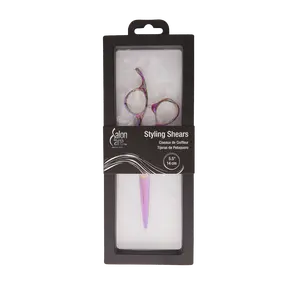Salon Care Rainbow Carved Styling Shears