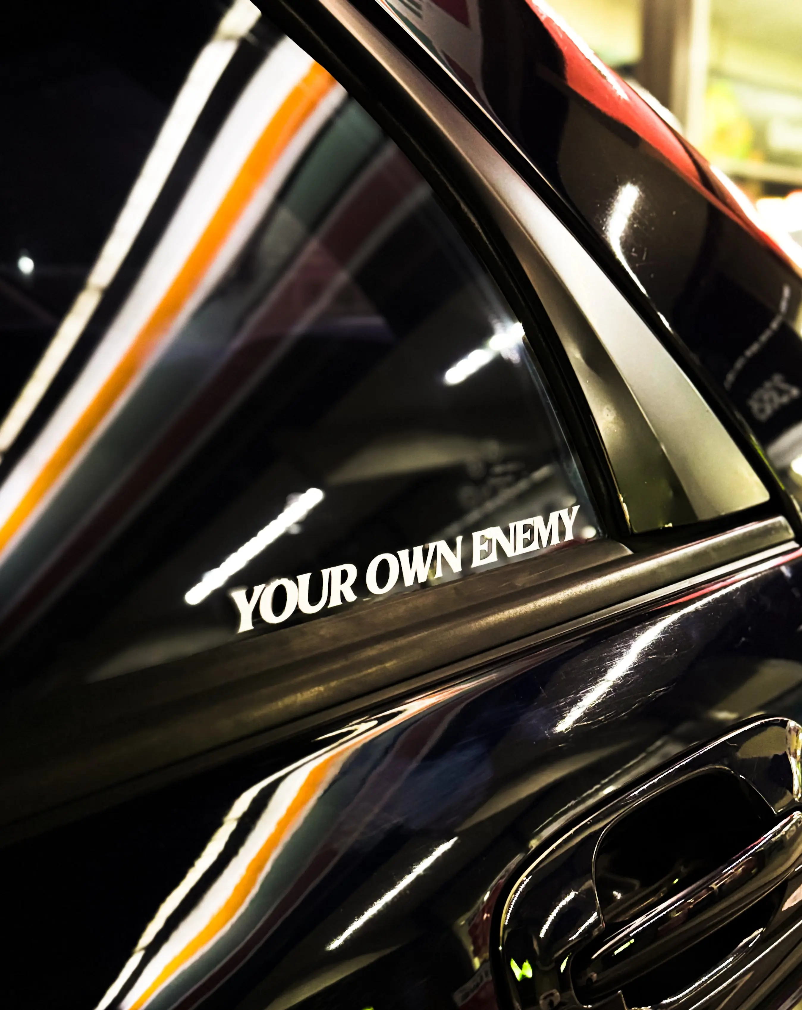 Your Own Enemy Decal - Vinyl Car Sticker Automotive Decals