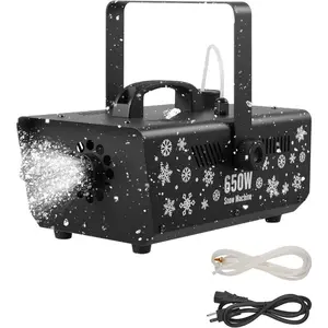 VEVOR Snow Machine, 1300W Super Silent Snow Maker, Portable Wireless Remote Control Snowmaking Machine, Outdoor Indoor Snowflake Maker for Xmas Party Wedding Stages Mall Snowflake Effects DecorVEVOR Super Brand Day