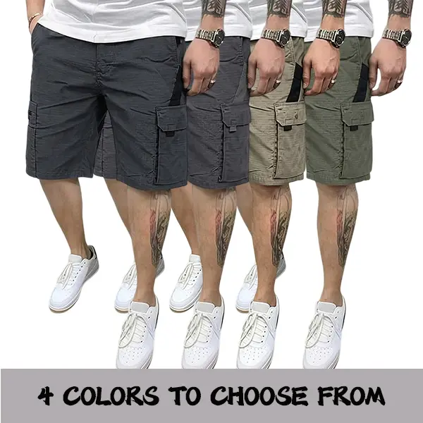 Men’s Summer Multi-Pocket Cargo Shorts – Lightweight, durable casual shorts suitable for daily commuting, outdoor activities, street wear, and light summer activities