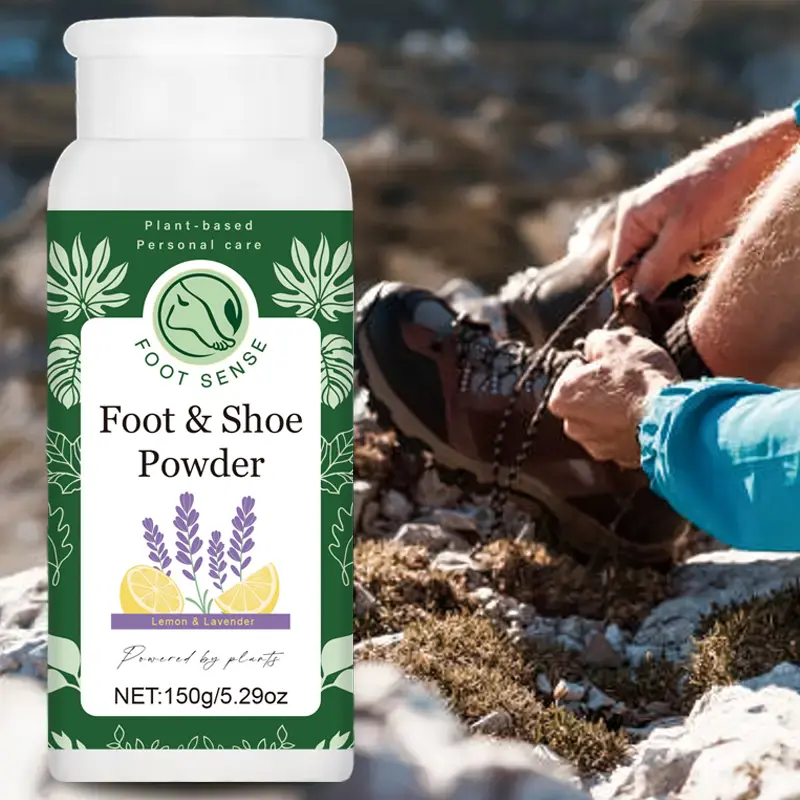 "Deodorant" Hibiscus Foot Sweat Absorption Powder, Foot Odor Eliminator, Large Size, Maintains Dryness for Feet, Usable on Underarms And Body, Moisture-Wicking, Foot Powder For Smelly Feet, Foot Care Product