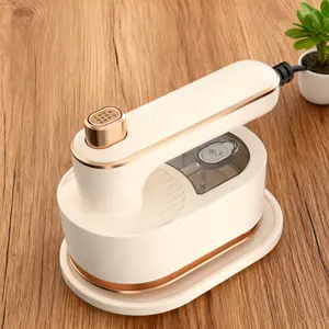 Mini Travel Iron for Clothes Portable Handheld Iron 50ml Water 40W Durable for Home Business Compact Design USB Lights