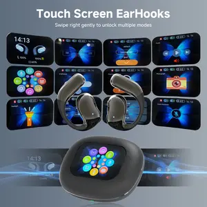 Wireless Bluetooth Earbuds, Portable Electronic Headphones with HIFI Sound Quality, Lightweight Noise-Canceling, IPX6 Waterproof, Durable, Fast Charging for Summer Use