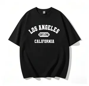 Unisex Vintage Los Angeles California Graphic T-Shirt 180g Pure Cotton, Original Varsity Style West Coast Casual Tee, All Season Breathable Soft Classic Top for Men Women, Retro City Aesthetic Shirt, Gift for Travel Lover